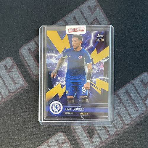 Enzo Fernandez - 2023/24 Topps Chelsea Fan Set - Big Cards