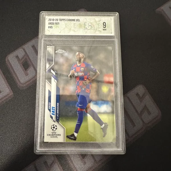 Ansu Fati - Topps Chrome UCL 2019-20