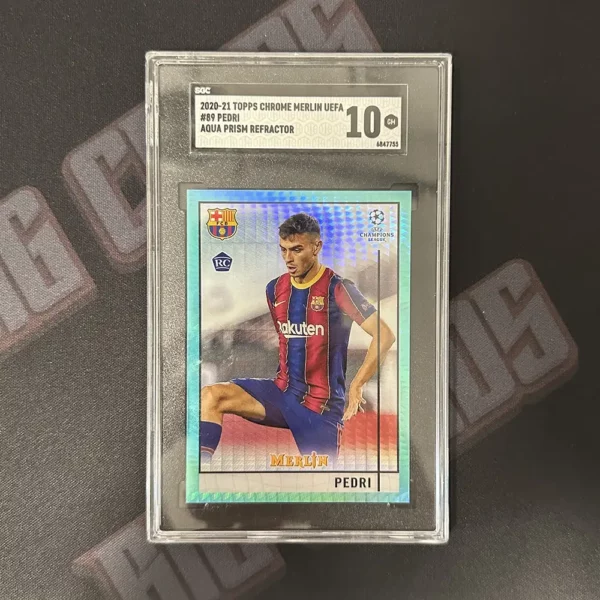 Pedri - Topps Chrome Merlin Uefa 2020/21