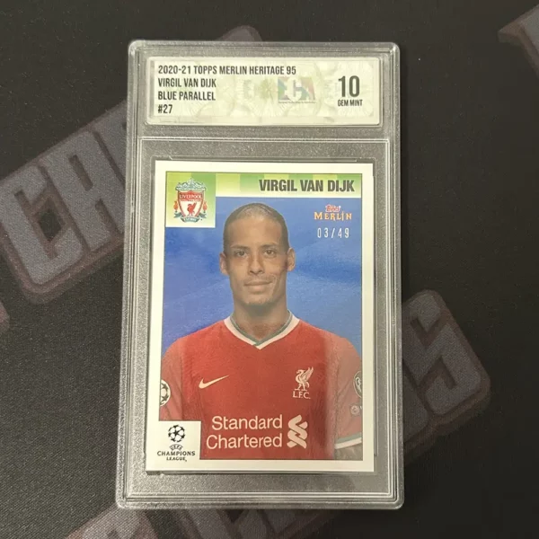 Virgil Van Dijk - Topps Merlin Heritage 95 2020-21