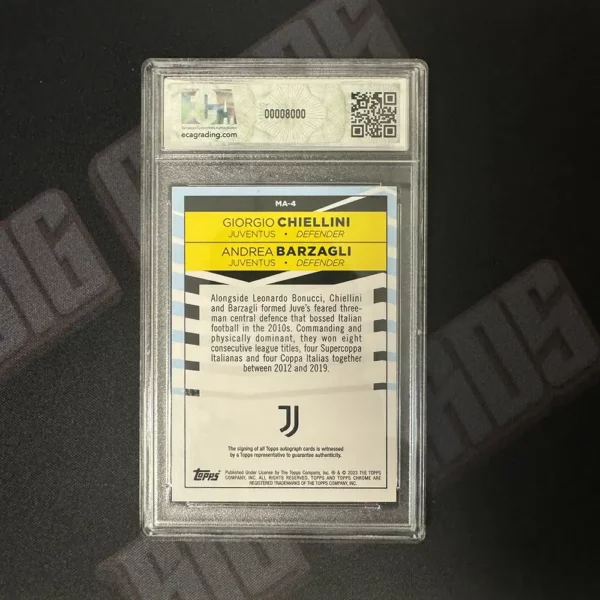 Chiellini & Barzagli - Topps Chrome Juventus 2022/23 - Image 2