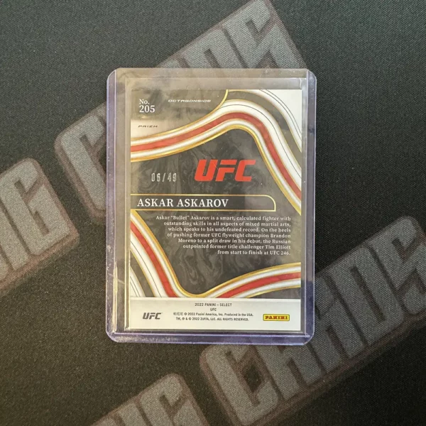 Askar Askarov - Panini Select UFC 2022 - Image 2