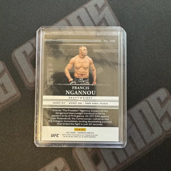 Francis Ngnnou - Panini Noir UFC 2021 - Image 2