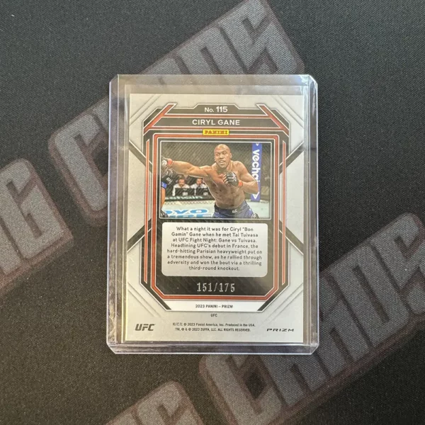 Ciryl Gane - Panini Prizm UFC 2023 - Image 2