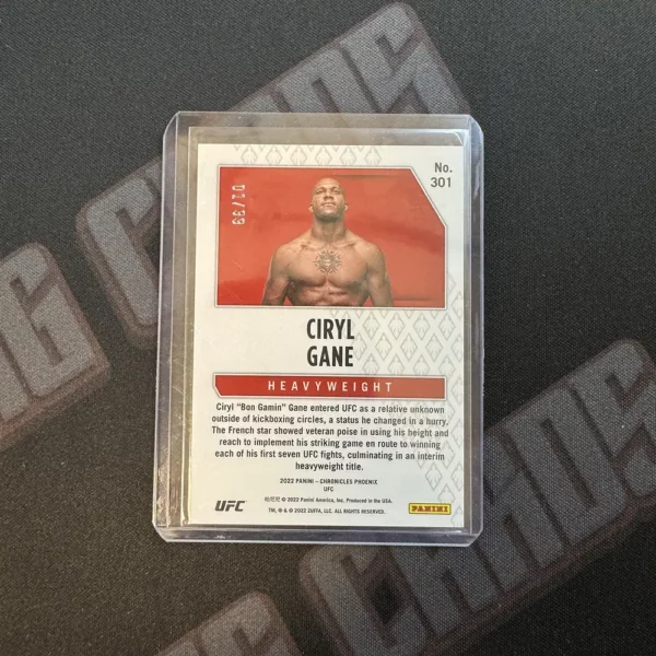 Ciryl Gane - Panini Chronicles UFC 2022 - Image 2