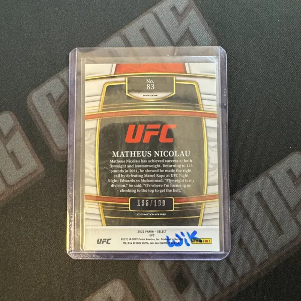 Matheus Nicolau - Panini Select UFC 2022 - Image 2