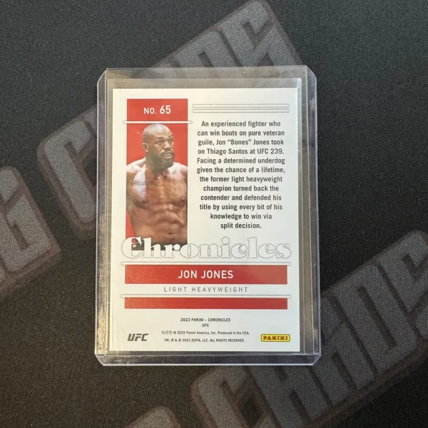 Jon Jones - Panini Chronicles UFC 2022 - Image 2