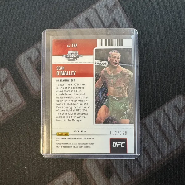 Sean O' Malley - Panini Chronicles UFC 2022 - Image 2