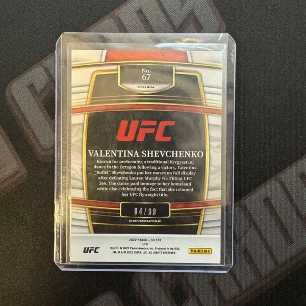 Valentina Shevchenko - Panini Select UFC 2022 - Image 2