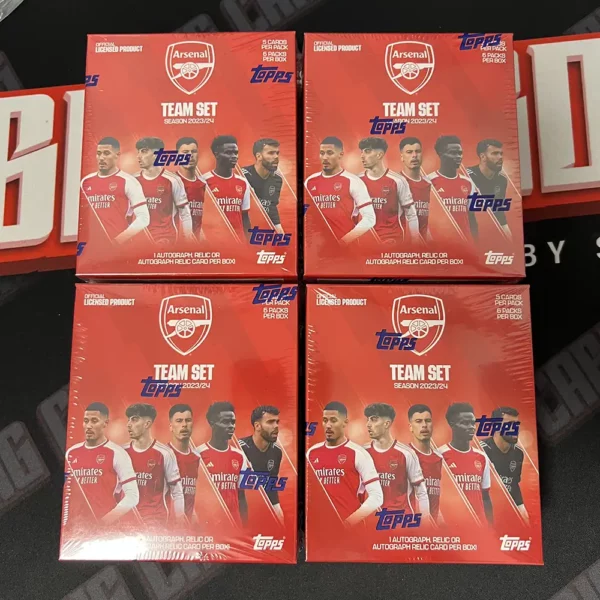 2023-24 Topps Arsenal Team Set 4x Box Break #116 - Image 2