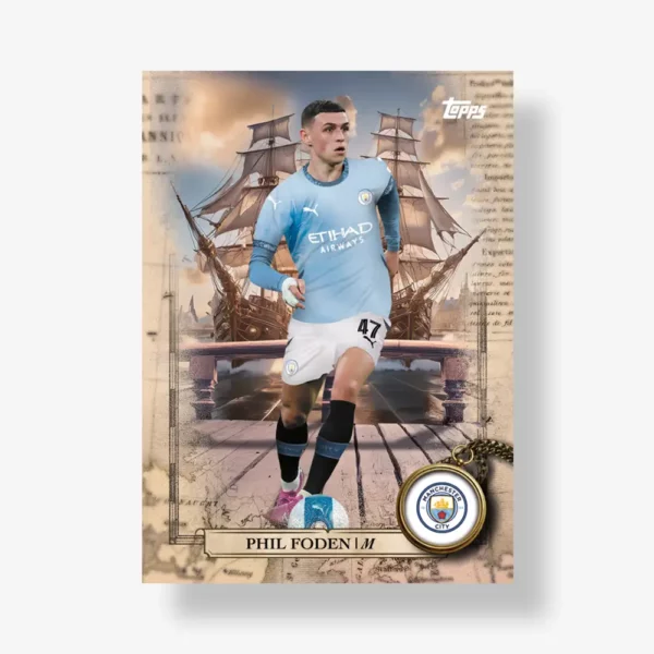 2024-25 Topps Manchester City Blue Moon Hobby Box - Image 5