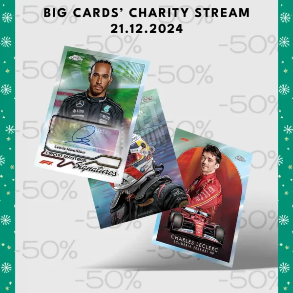 2024 Topps Chrome F1 2x Hobby Box + 2x Qualifying Lap Box Break #143 CHARITY STREAM