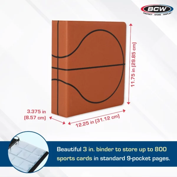 BCW 3 in. Basketball Collectors Album - Image 2