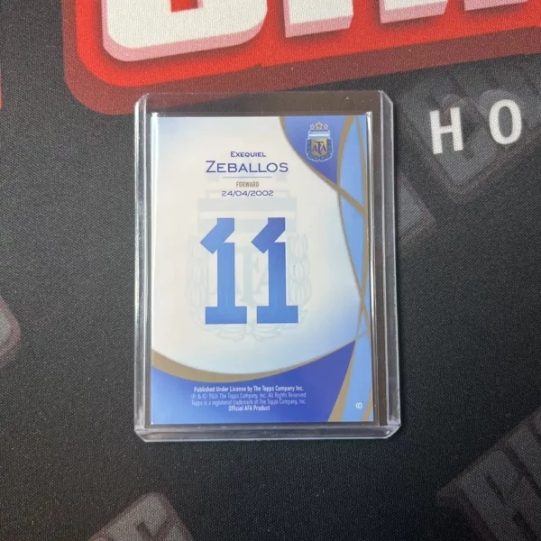 Ezequiel Zeballos - Topps Argentina Lineage 2024 - Image 2