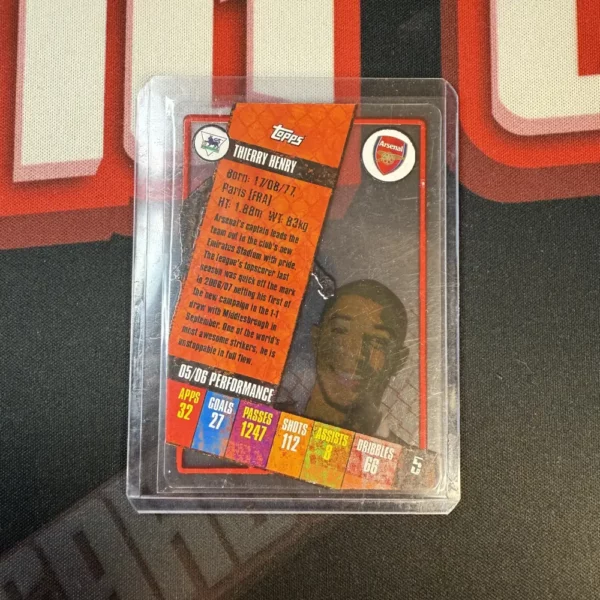 Thierry Henry - Topps 05/06 - Image 2