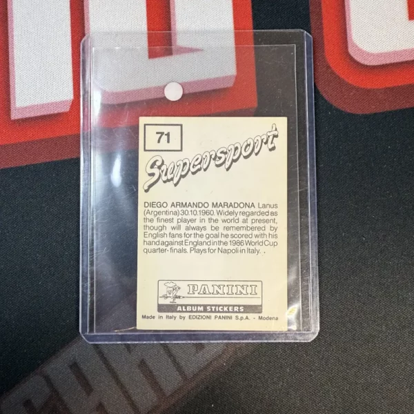 Diego Maradona - Panini Supersport - Image 2