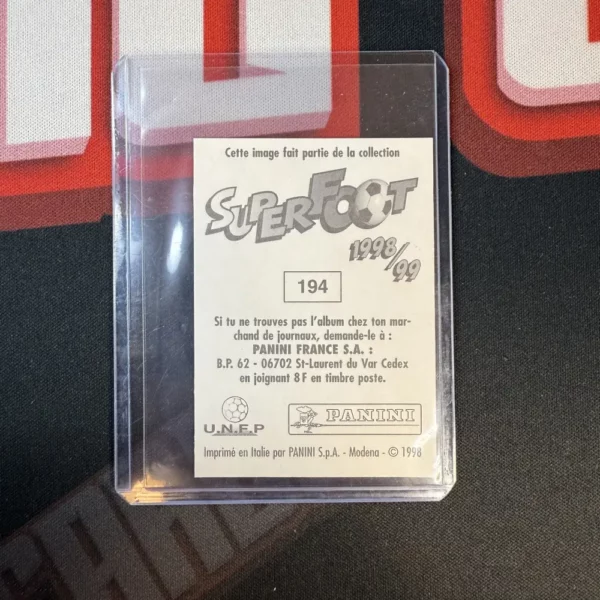 Thierry Henry - Panini Superfoot 1998/99 - Image 2