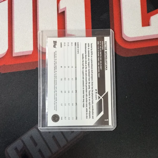 Wembanyama - Topps chrome 2023-24 - Image 2