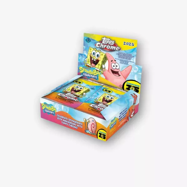 2025 Topps Chrome SpongeBob 25th Anniversary Hobby Box Break #452 - Image 2