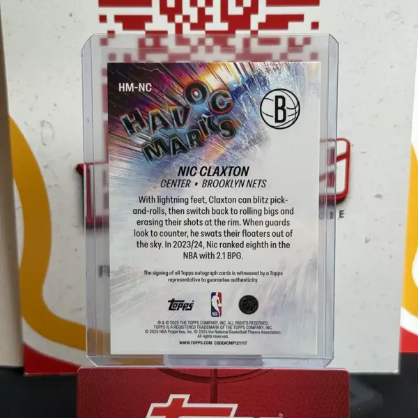 Nic Claxton - Topps Basketball Flagship - Image 2