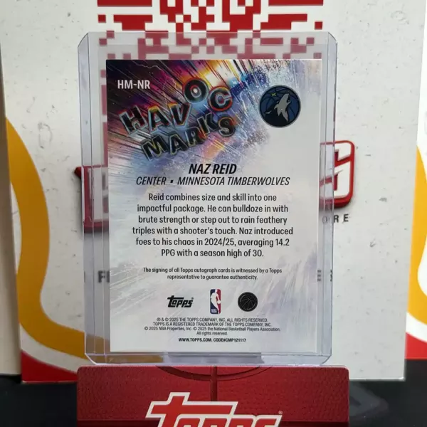 Naz Reid - Topps Basketball Flagship - Image 2