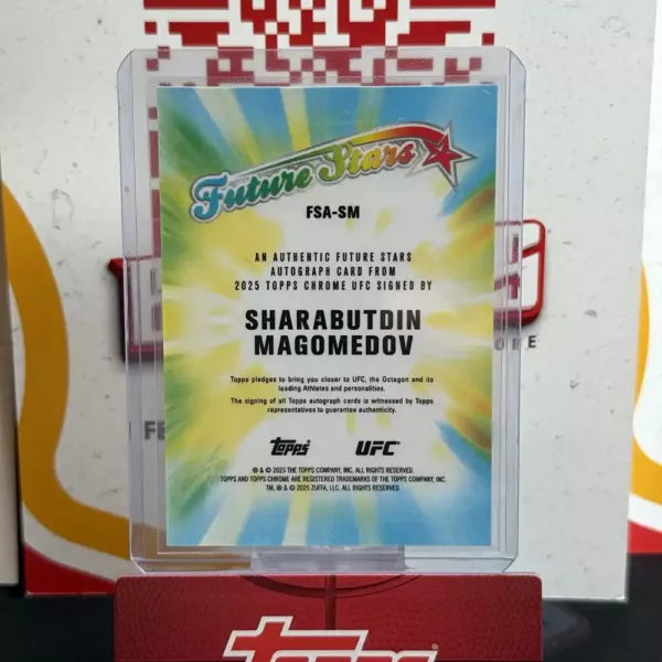 Sharabutdin Magomedov - Topps Chrome - Image 2