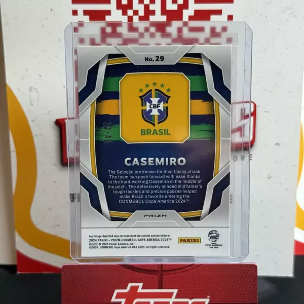 Casemiro - Panini Prizm CONMEBOL Copa America - Image 2