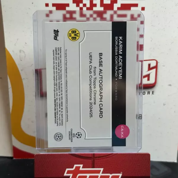 Karim Adeyemi - Topps Chrome - Image 2