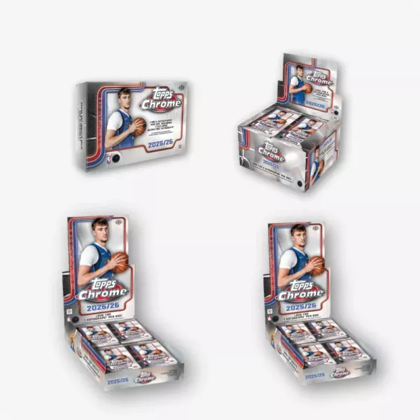 2025-26 Topps Chrome Basketball 2 x Hobby + 1x Breakers Delight + 1 x Jumbo Box Break #513 - Image 2