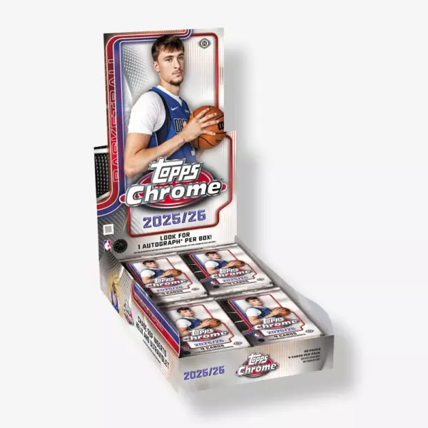 2025-26 Topps Chrome Basketball 3 x Hobby Box Break #539 - Image 2