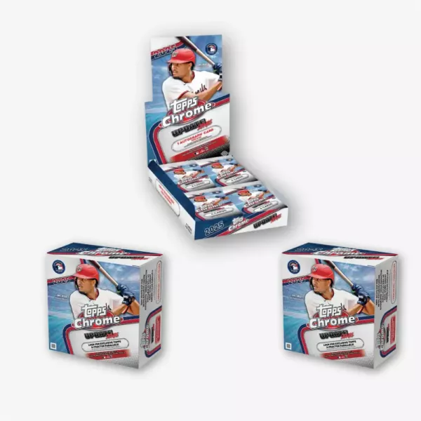 2025 Topps Chrome Baseball Update Series 1x Hobby + 2x Mega Box Break #573 - Image 2