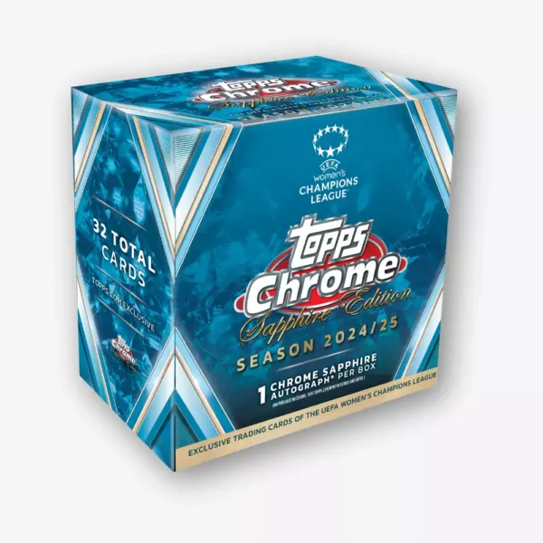 !KAMYK BREAK! 2024-25 Topps Chrome Sapphire UEFA Women's Champions League 2x Hobby Box Break #608 - Image 2