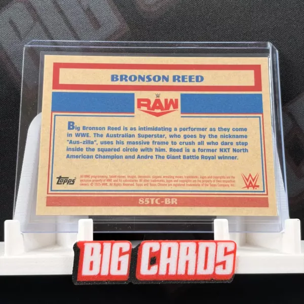 Bronson Reed - Topps Chrome WWE - Image 2