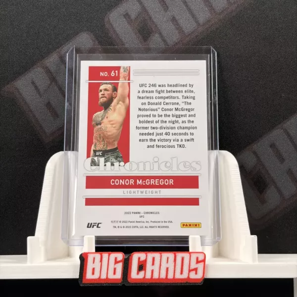 Conor McGregor - Panini Chronicles UFC - Image 2