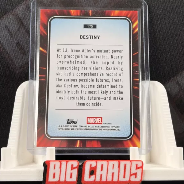 Destiny - Topps Chrome Marvel Sapphire - Image 2