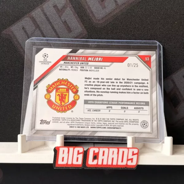 Hannibal Mejbri - Topps UEFA Champions League - Image 2
