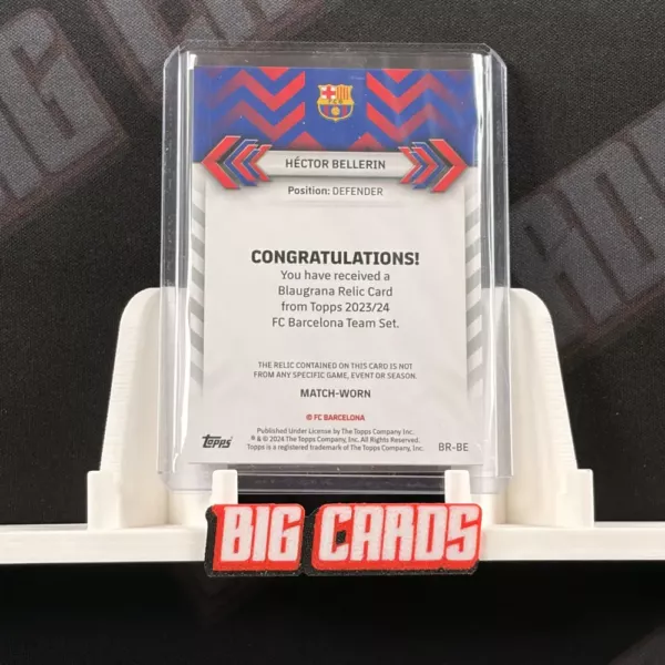 Hector Bellerin - Topps FC Barcelona Team Set - Image 2