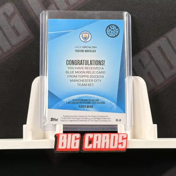 Jack Grealish - Topps Manchester City Team Set - Image 2