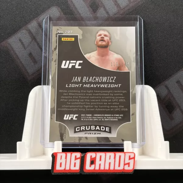 Jan Błachowicz - Panini Chronicles Rookies & Stars UFC - Image 2