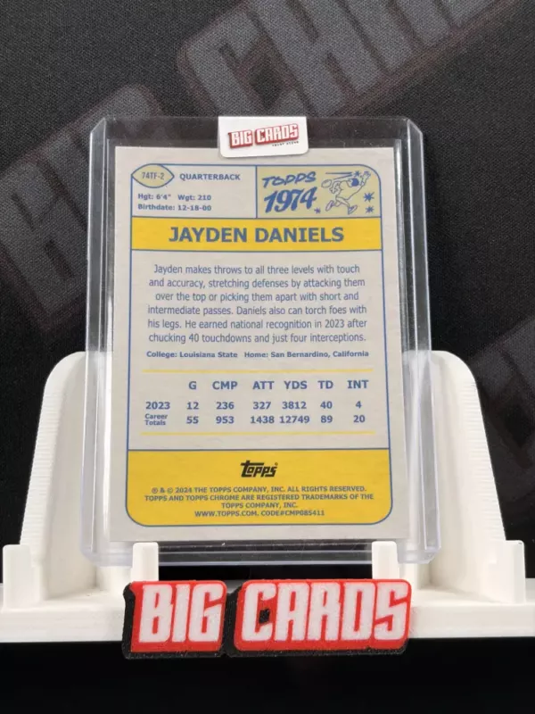 Jayden Daniels - Topps Chrome - Image 2