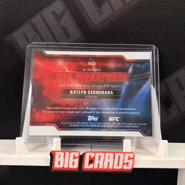 Katlyn Cerminara - Topps Chrome UFC - Image 2