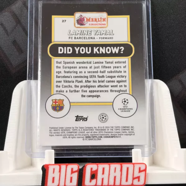 Lamine Yamal - Topps Merlin - Image 2
