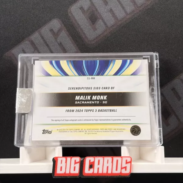 Malik Monk - Topps Three - Image 2