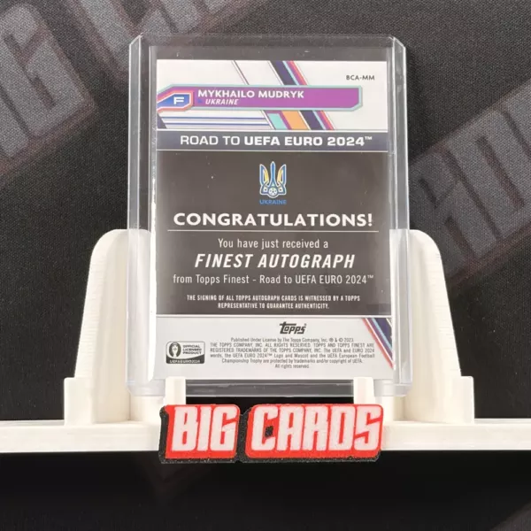Mykhailo Mudryk - Topps Finest - Image 2