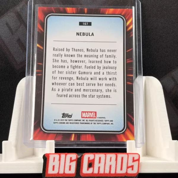 Nebula - Topps Chrome Marvel Sapphire - Image 2