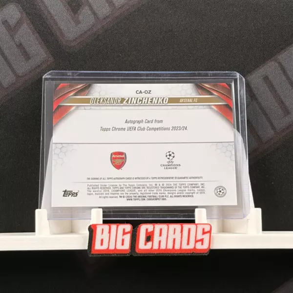 Oleksandr Zinchenko - Topps Chrome - Image 2