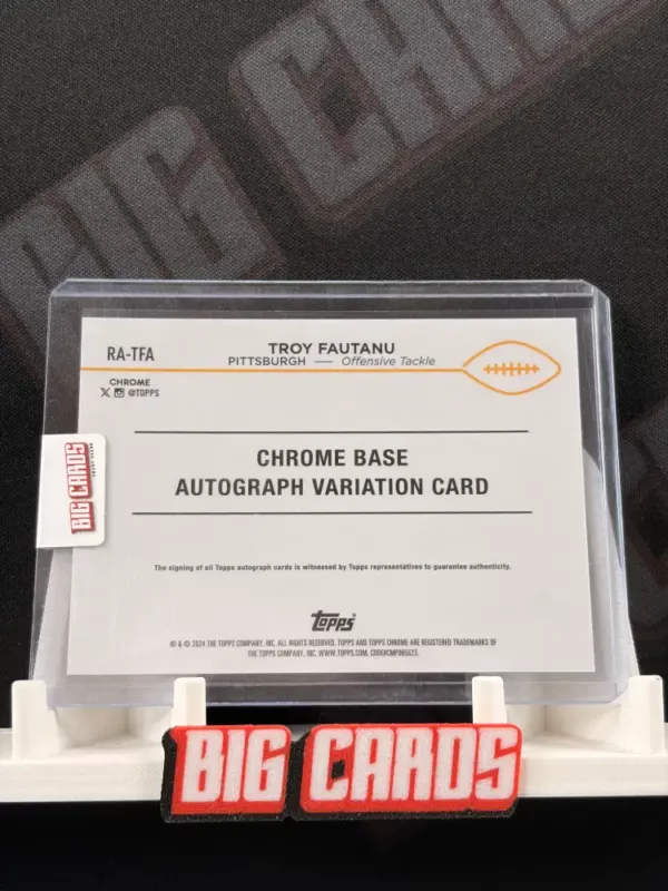 Troy Fautanu - Topps Chrome - Image 2