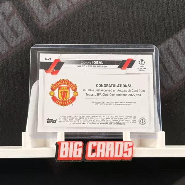Zidane Iqbal - Topps UEFA Club Competitions 2022/23 - Image 2