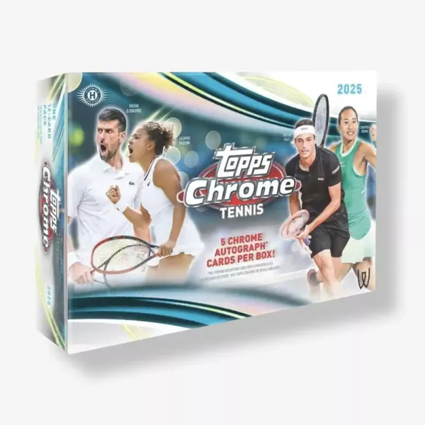 2025 Topps Chrome Tennis 2x Hobby Box + 1x Breakers Delight Box Break #594 - Image 2