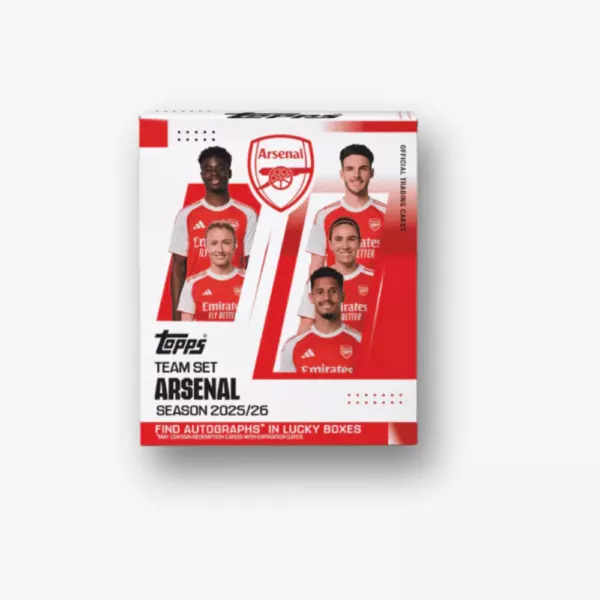 2025-26 Topps Arsenal Team Set 20x Box Full Case Break #635 - Image 2